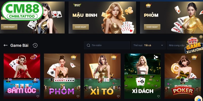 Game bài là một sàn đấu cá cược trực tuyến chất lượng cao